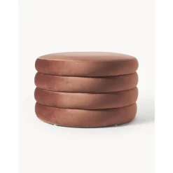 Pouf Xl Contenitore In Velluto Alto