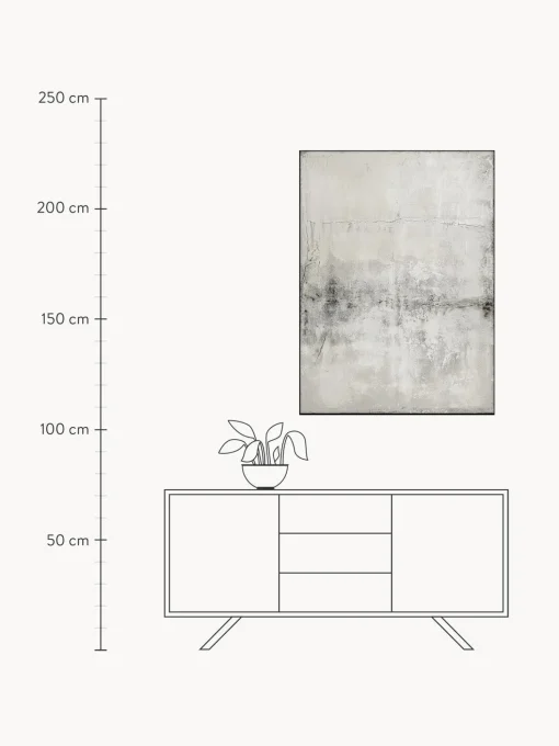 Quadro Dipinto A Mano Con Cornice In Legno Simple Living