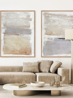 Quadro Dipinto A Mano Con Cornice In Legno Scenario