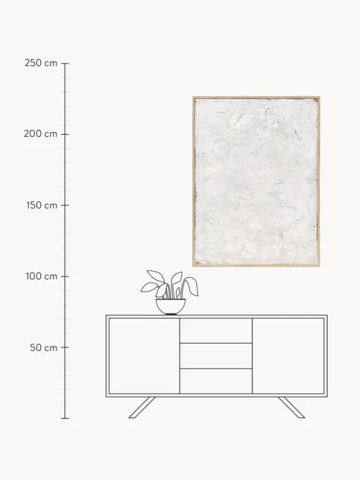 Quadro Dipinto A Mano Con Cornice In Legno Simple Living