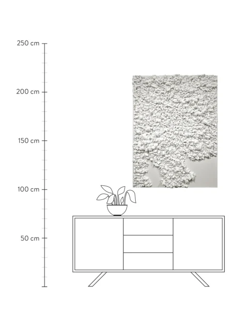 Quadro Dipinto A Mano In Ottica 3D Organic