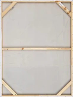 Quadro Su Tela Dipinto A Mano Golden Blue Ii