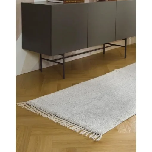 Runner In Cotone Fatto A Mano Con Frange Daya