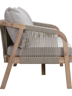 Salotto Da Giardino In Legno Di Acacia Lu 4 Pz