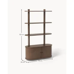 Scaffale Da Parete Con Fronte Scanalato Calary
