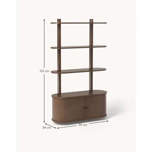 Scaffale Da Parete Con Fronte Scanalato Calary
