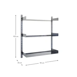 Scaffale Da Parete In Acciaio Fari