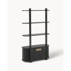 Scaffale Da Parete In Legno Con Frontale Scanalato Calary