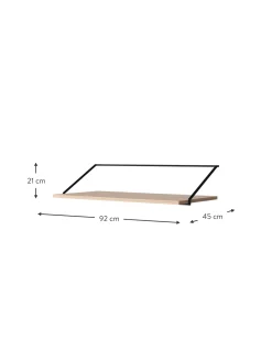Scrivania Da Parete In Legno E Metallo Rail