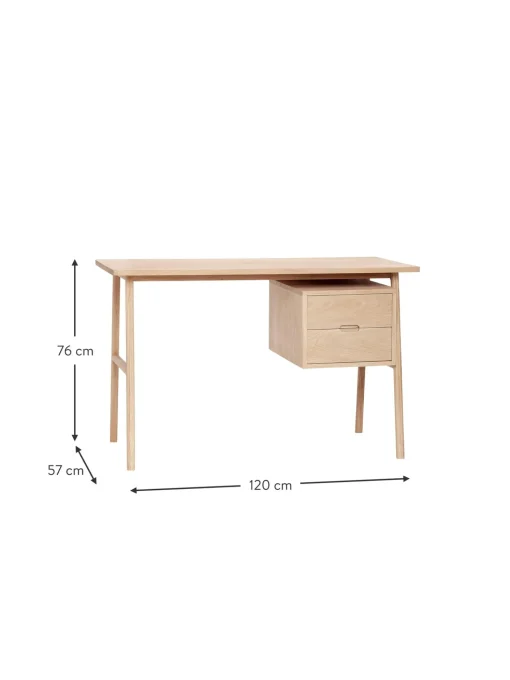 Scrivania In Legno Con Cassetti Architect