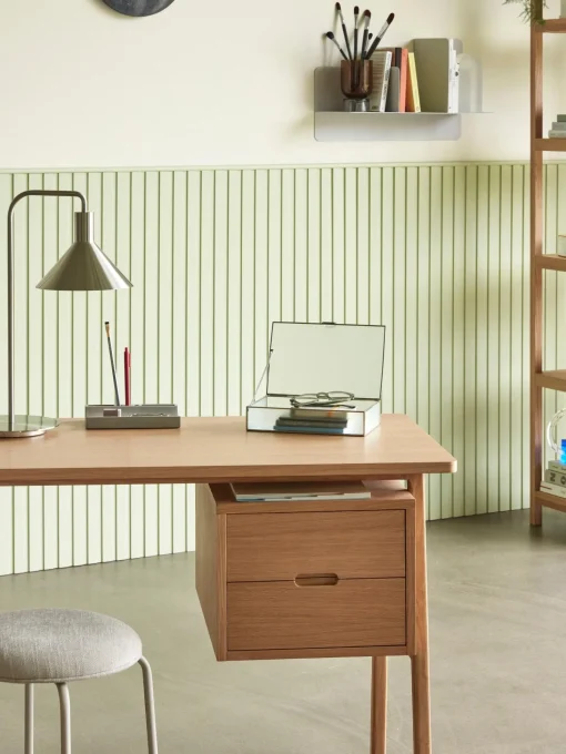 Scrivania In Legno Con Cassetti Architect