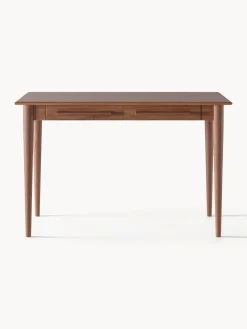 Scrivania In Legno Di Mango Massiccio Con Cassetti Paul