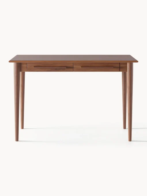 Scrivania In Legno Di Mango Massiccio Con Cassetti Paul