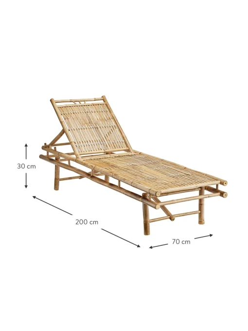 Sdraio Da Giardino In Bambu Mandisa