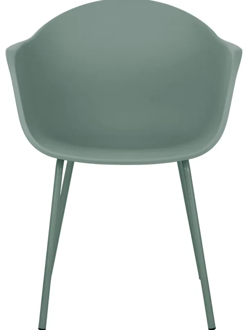 Sedia Con Braccioli Con Gambe In Metallo Claire