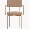 Sedia Con Braccioli Con Struttura In Metallo Sedia