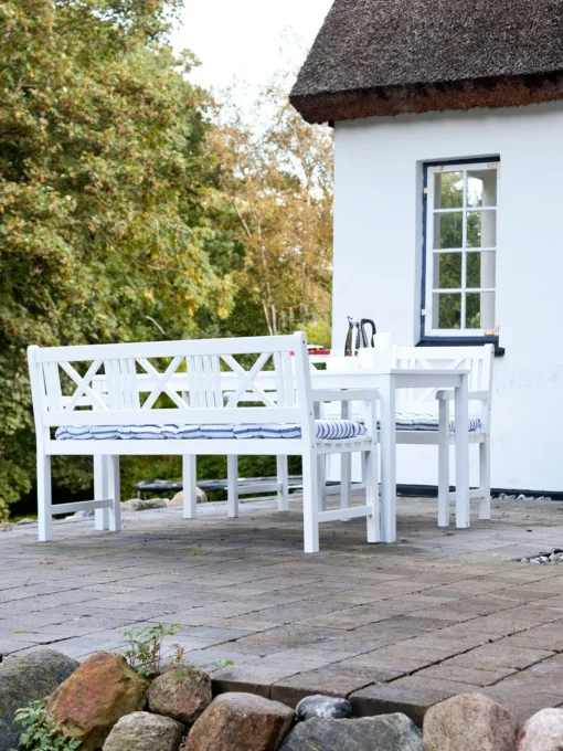 Sedia Con Braccioli Da Giardino In Legno Rosenborg