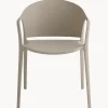 Sedia Con Braccioli In Plastica Monti 2 Pz