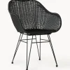 Sedia Con Braccioli In Polirattan Costa 2 Pz