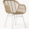 Sedia Con Braccioli In Polirattan Costa 2 Pz