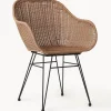 Sedia Con Braccioli In Polirattan Costa 2 Pz