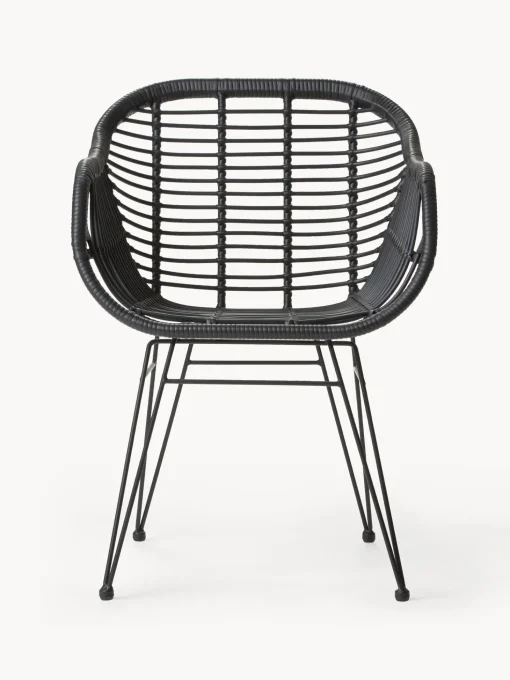 Sedia Con Braccioli In Polirattan Costa 2 Pz