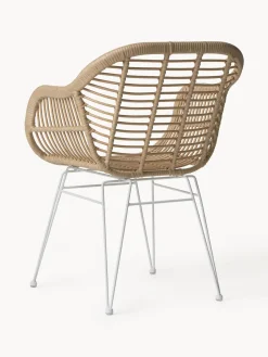 Sedia Con Braccioli In Polirattan Costa 2 Pz