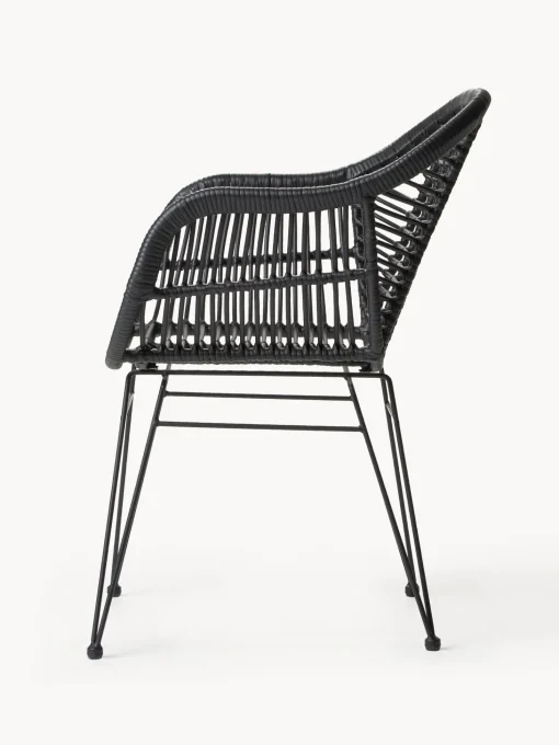 Sedia Con Braccioli In Polirattan Costa 2 Pz