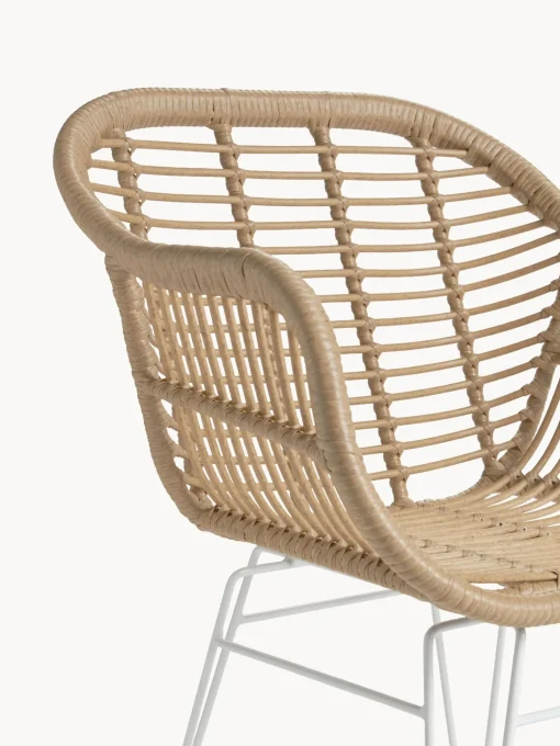 Sedia Con Braccioli In Polirattan Costa 2 Pz