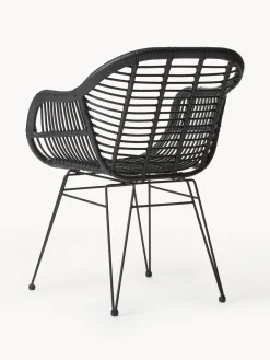 Sedia Con Braccioli In Polirattan Costa 2 Pz