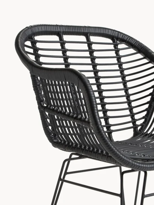 Sedia Con Braccioli In Polirattan Costa 2 Pz