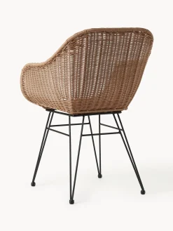 Sedia Con Braccioli In Polirattan Costa 2 Pz