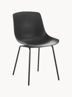 Sedia Con Gambe In Metallo Dave 2 Pz