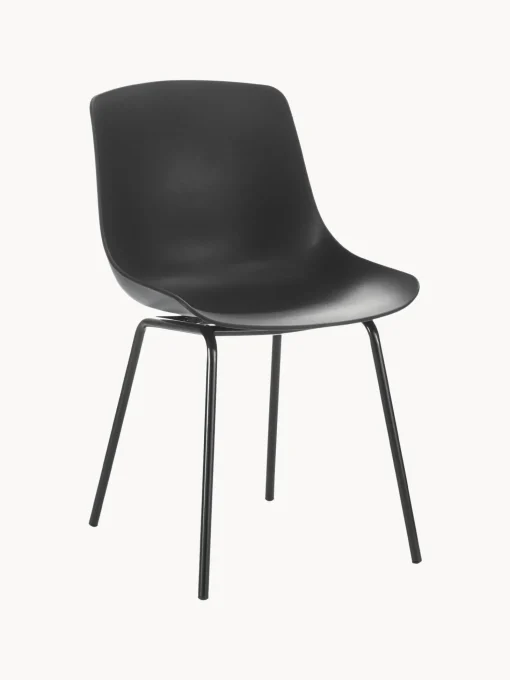 Sedia Con Gambe In Metallo Dave 2 Pz