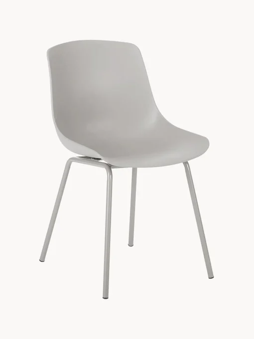 Sedia Con Gambe In Metallo Dave 2 Pz
