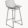 Sedia Da Bar In Metallo Wire
