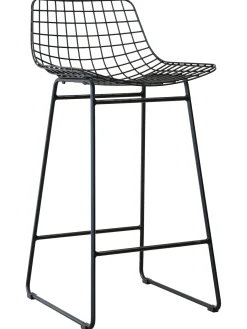 Sedia Da Bar In Metallo Wire