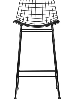 Sedia Da Bar In Metallo Wire