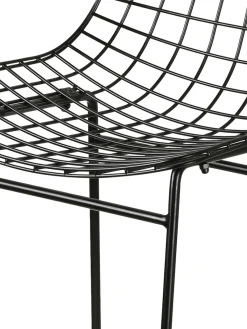Sedia Da Bar In Metallo Wire