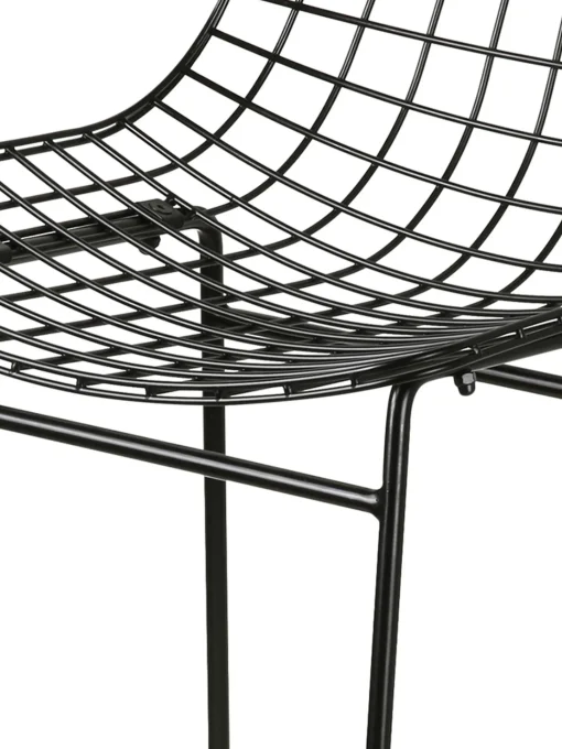 Sedia Da Bar In Metallo Wire