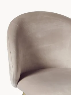 Sedia Da Bar In Velluto Luisa