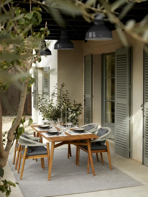Sedia Da Giardino In Legno Di Acacia Malmo 2 Pz
