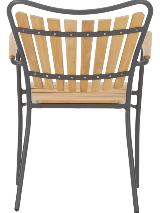 Sedia Da Giardino In Legno Con Braccioli Hard & Ellen