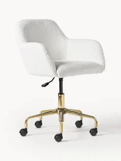 Sedia Da Scrivania In Boucle Lucie
