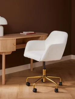 Sedia Da Scrivania In Boucle Lucie