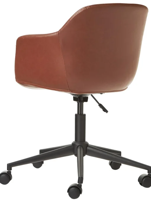Sedia Da Scrivania In Similpelle Con Seduta Stretta Fiji