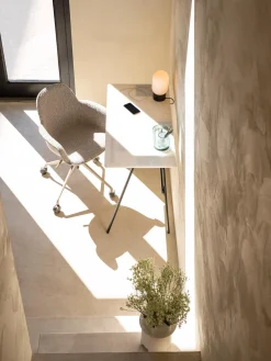 Sedia Da Scrivania In Tessuto Boucle Albert, Regolabile In Altezza