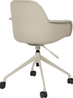 Sedia Da Scrivania In Tessuto Boucle Albert, Regolabile In Altezza