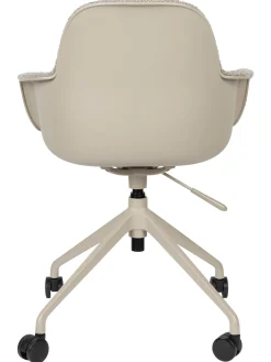 Sedia Da Scrivania In Tessuto Boucle Albert, Regolabile In Altezza