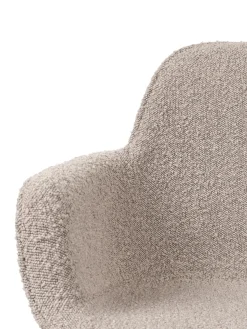 Sedia Da Scrivania In Tessuto Boucle Albert, Regolabile In Altezza